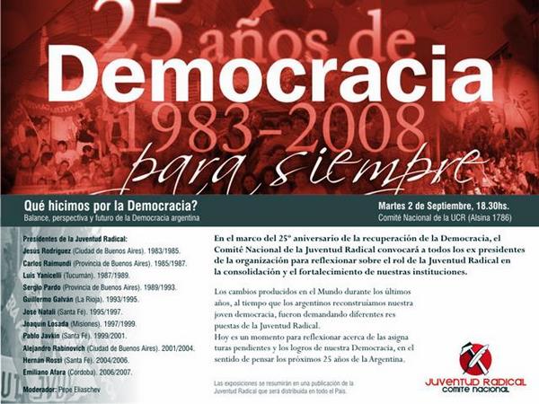 ¿Qué hicimos por la Democracia?