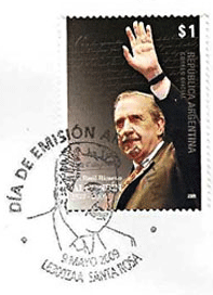 Las cartas, con la estampilla de Alfonsín