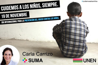 Carrizo: “Cada hora 228 niños y niñas son explotados sexualmente en América Latina y el Caribe”