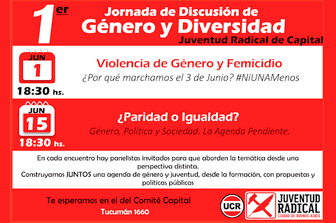 Primera Jornada de Género y Diversidad de la Juventud Radical de la Ciudad de Buenos Aires