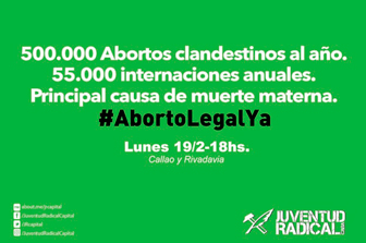 Aborto legal, seguro y gratuito
